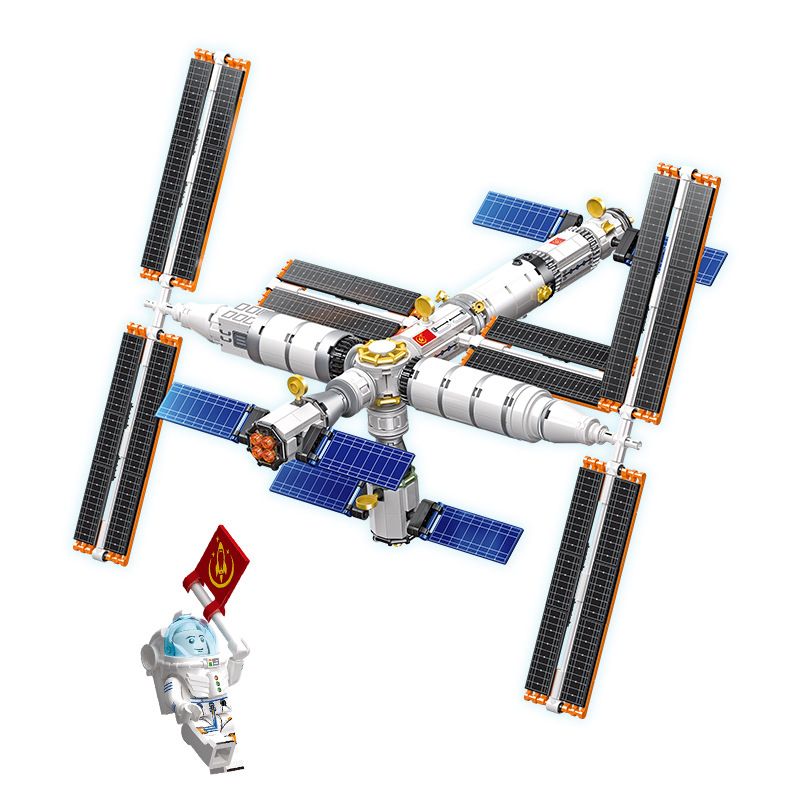 Bloques de construcción de estación espacial